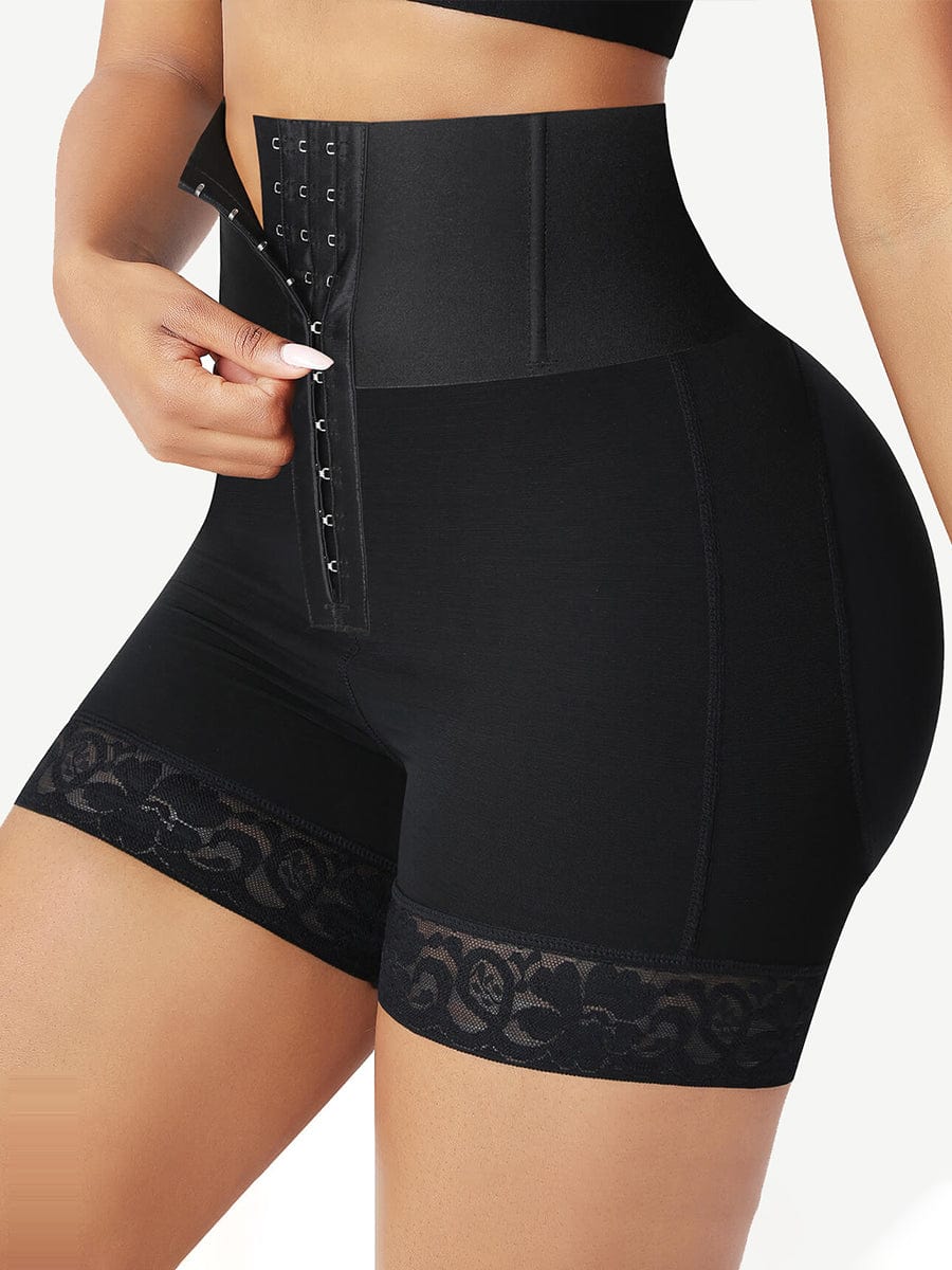 High waisted mid thigh shaper shorts