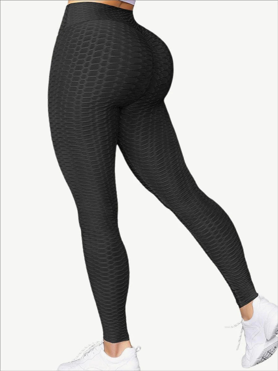 Ruched high length leggings