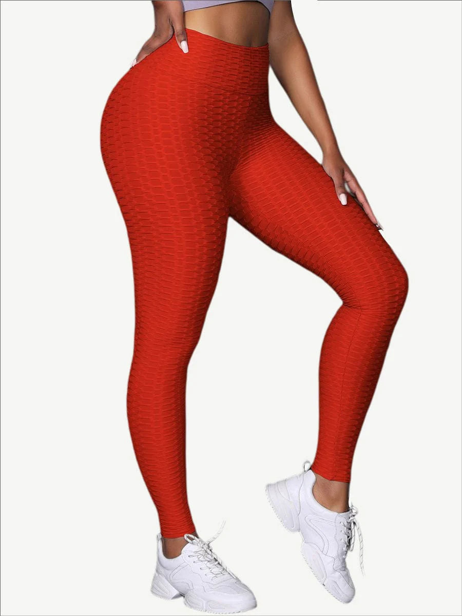 Ruched high length leggings