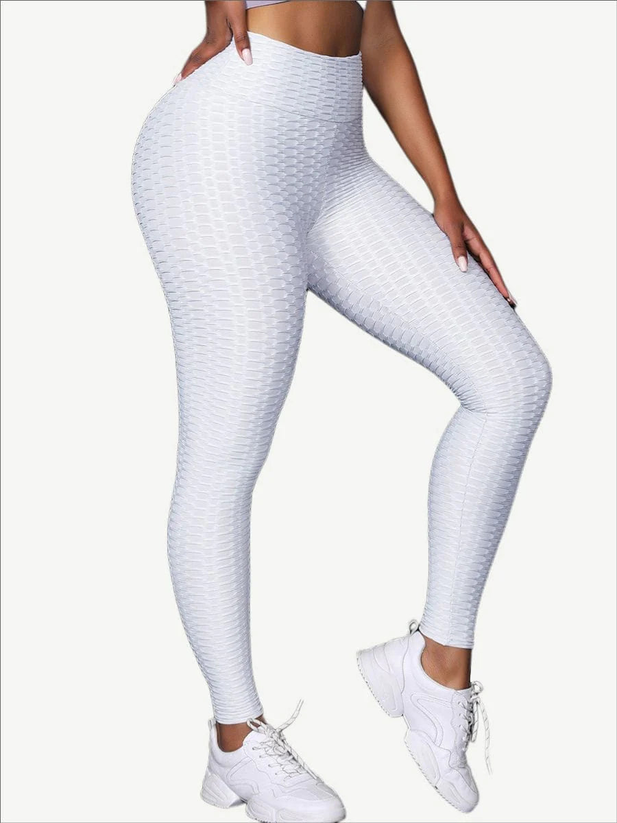 Ruched high length leggings